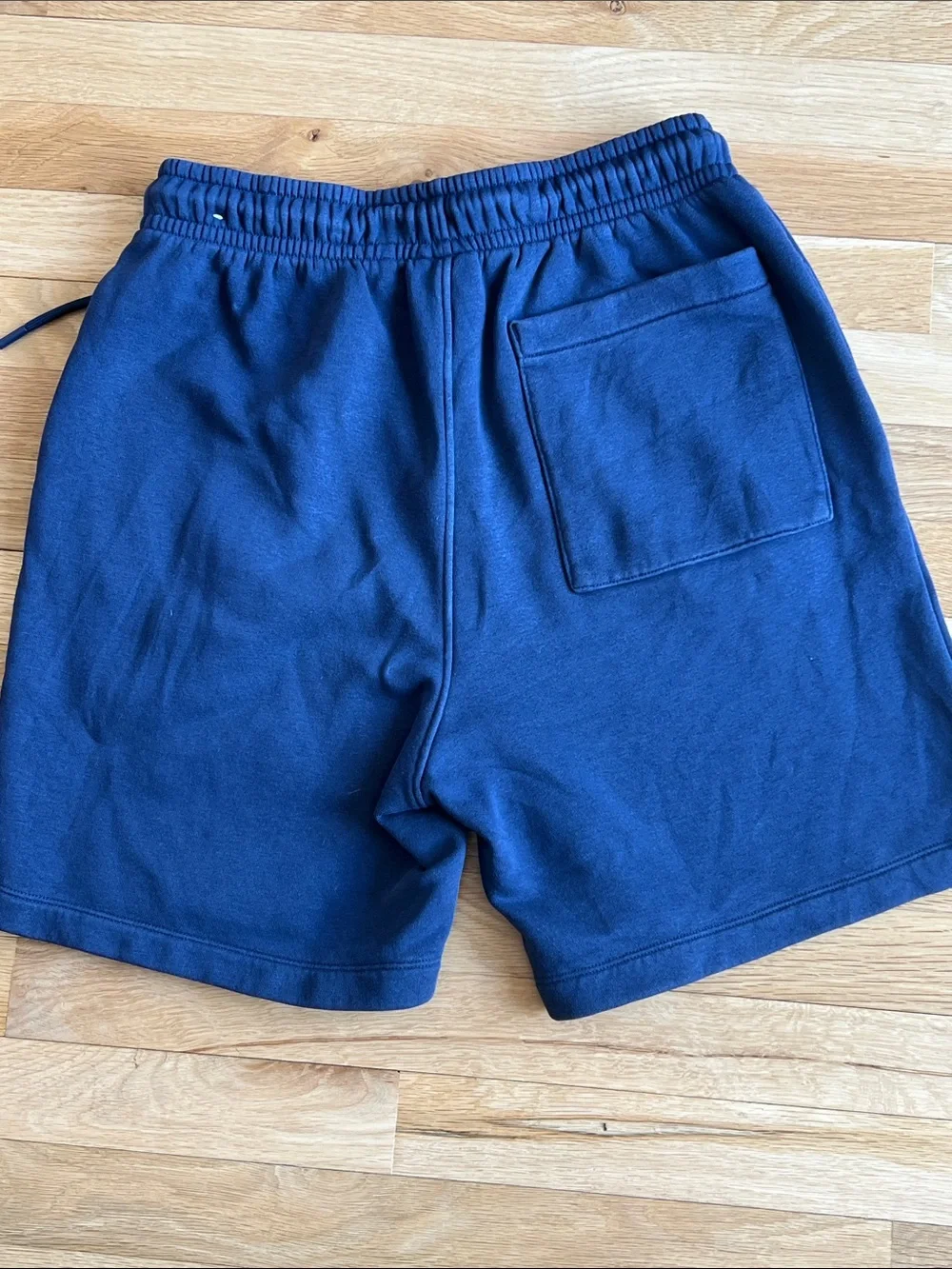 Jordan Navy Blue Jumpman Brooklyn Fleece Shorts, Pockets, Elastic Waist, Sz S
